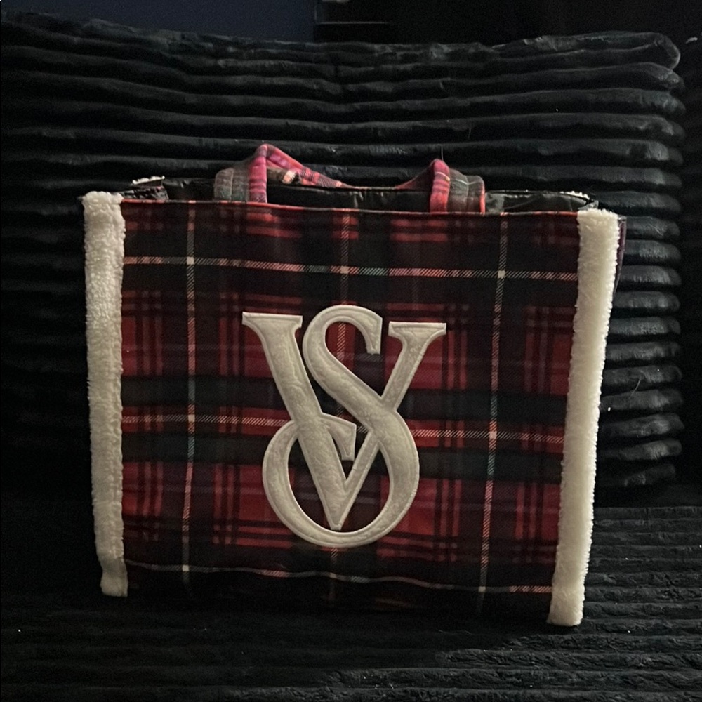VS Plaid Tote Bag